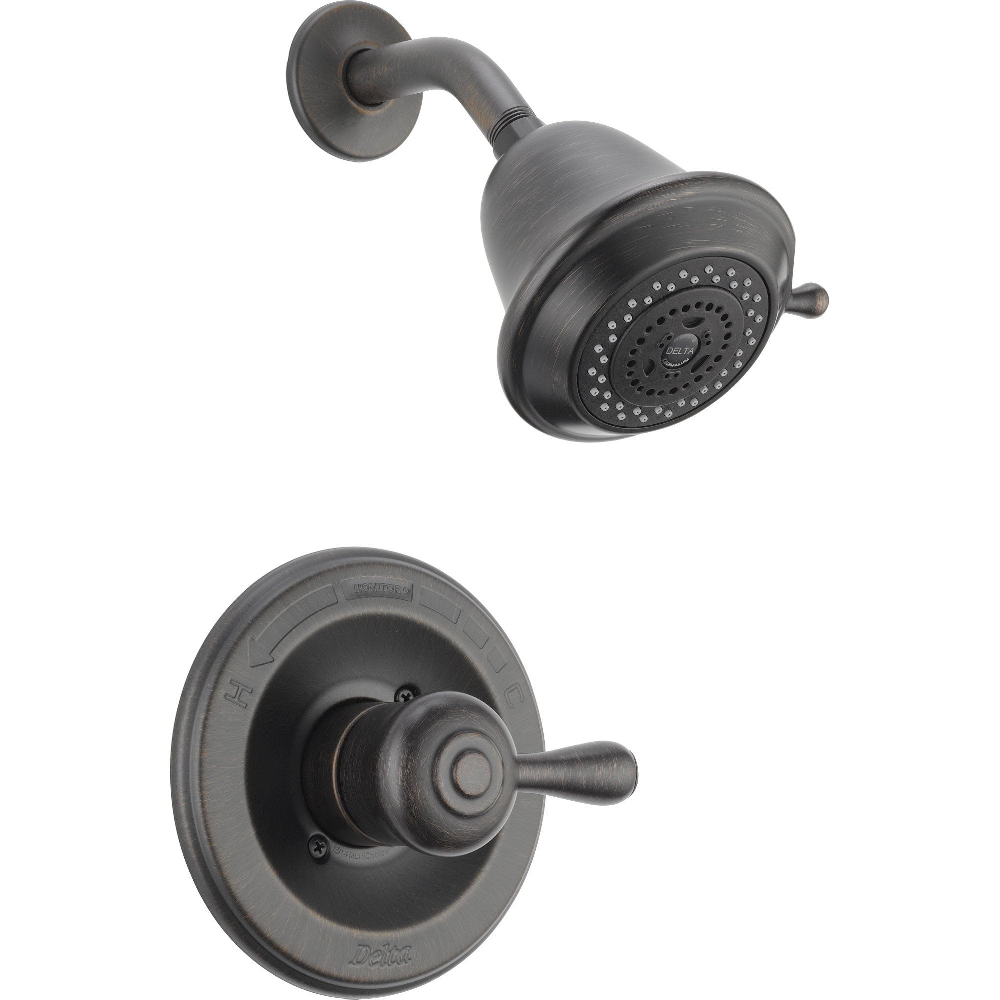Delta Leland Single Handle Venetian Bronze 3-Spray Shower Faucet Trim Kit 644138