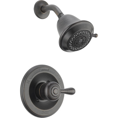 Delta Leland Single Handle Venetian Bronze Shower Only Faucet with Valve D649V