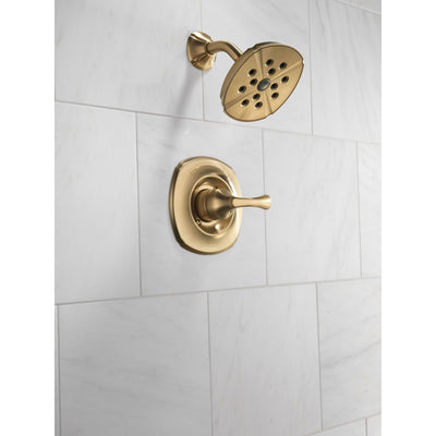 Delta Addison Champagne Bronze Single Handle Shower Faucet with Valve D655V