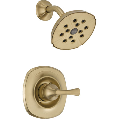 Delta Addison Champagne Bronze Single Handle Shower Faucet with Valve D596V