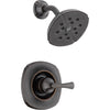 Delta Addison Venetian Bronze Modern Single Handle Shower Faucet w/ Valve D597V