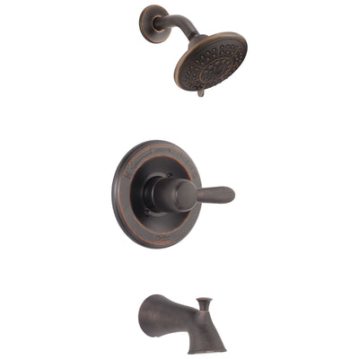 Delta Lahara Venetian Bronze Tub and Shower Combination Faucet with Valve D308V