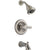 Delta Lahara Stainless Steel Finish Tub and Shower Combination with Valve D245V