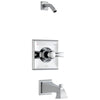 Delta Dryden Collection Chrome Monitor 14 Pressure and Temp Balanced Tub and Shower Faucet Combo Trim - Less Showerhead (Requires Valve) DT14451LHD