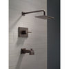 Delta Vero Venetian Bronze Finish Monitor 14 Series Water Efficient Tub & Shower Combination Faucet Trim Kit (Requires Valve) DT14453RBWE
