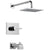Delta Vero Chrome Finish Monitor 14 Series Water Efficient Tub & Shower Combination Faucet Includes Cartridge, Handle, and Valve with Stops D3450V