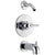 Delta Trinsic Collection Chrome Single Handle Monitor 14 Tub and Shower Combination Faucet Trim Kit - Less Showerhead Includes Valve without Stops D1996V