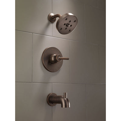 Delta Trinsic Modern Venetian Bronze Tub and Shower Combo Faucet Trim 601722