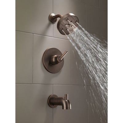 Delta Trinsic Modern Venetian Bronze Tub and Shower Combo Faucet Trim 601722