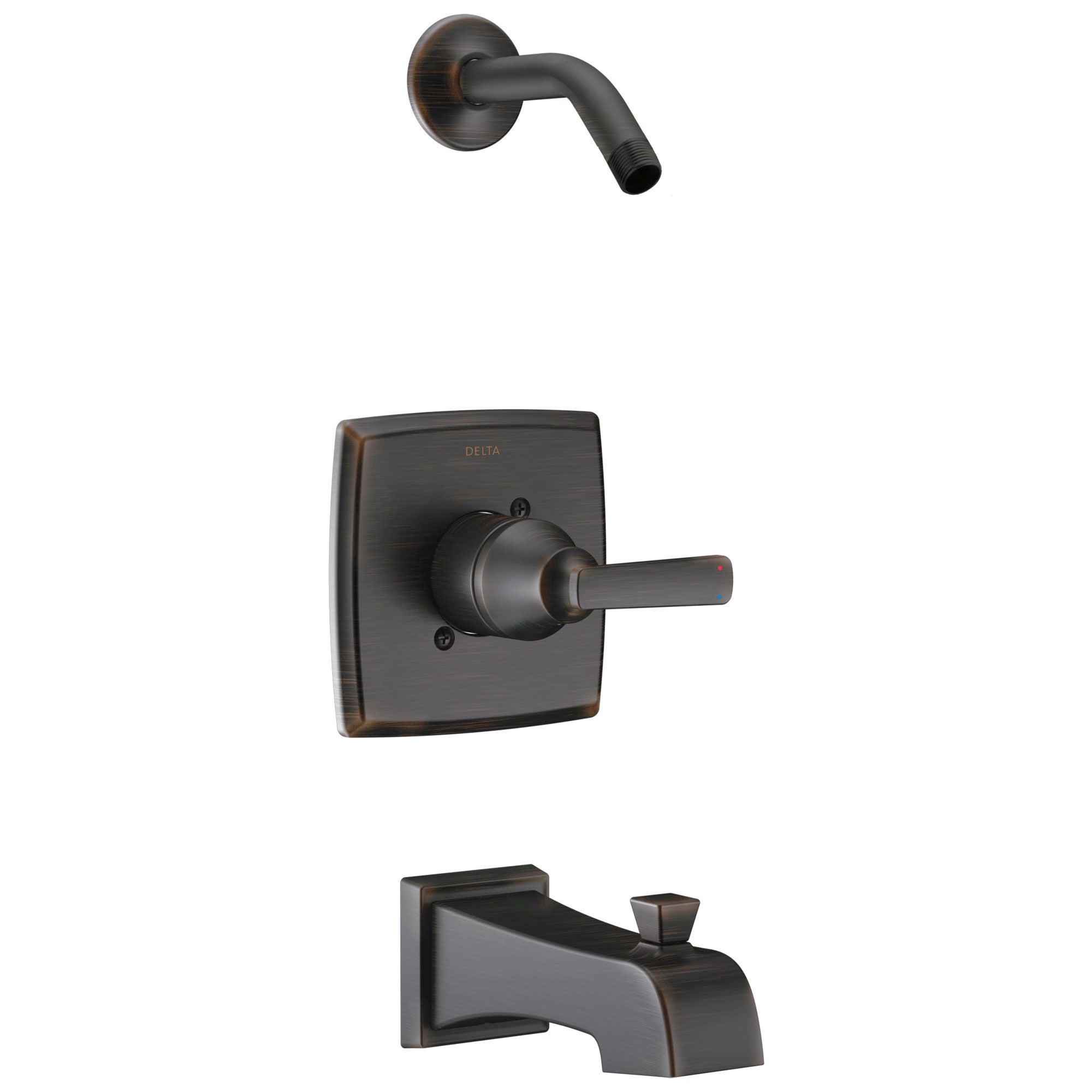 Delta Ashlyn Collection Venetian Bronze Monitor 14 Stylish Tub & Shower Combination Faucet Trim - Less Showerhead (Valve Sold Separately) DT14464RBLHD