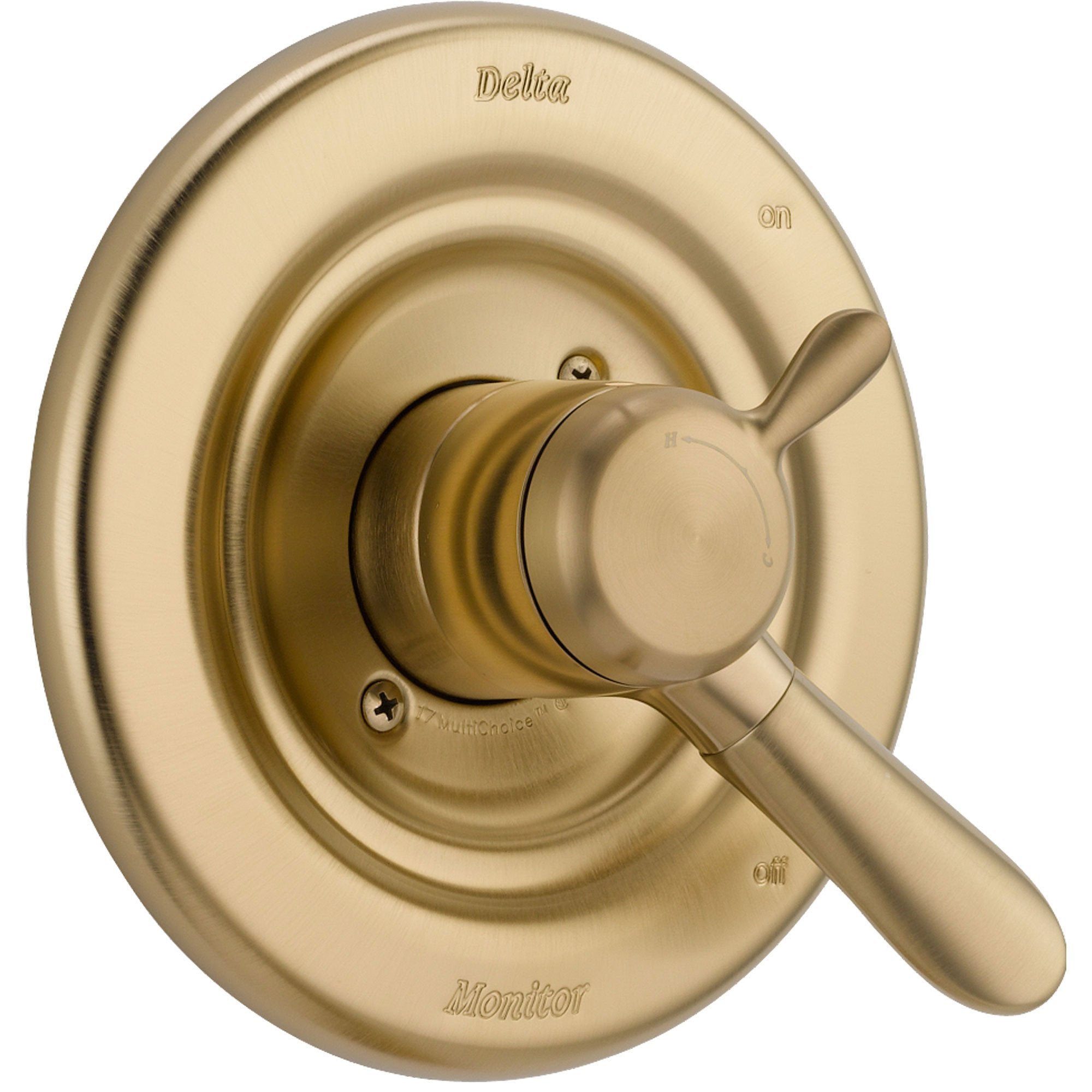 Delta Temperature and Volume Control Champagne Bronze Shower Faucet Trim 555892