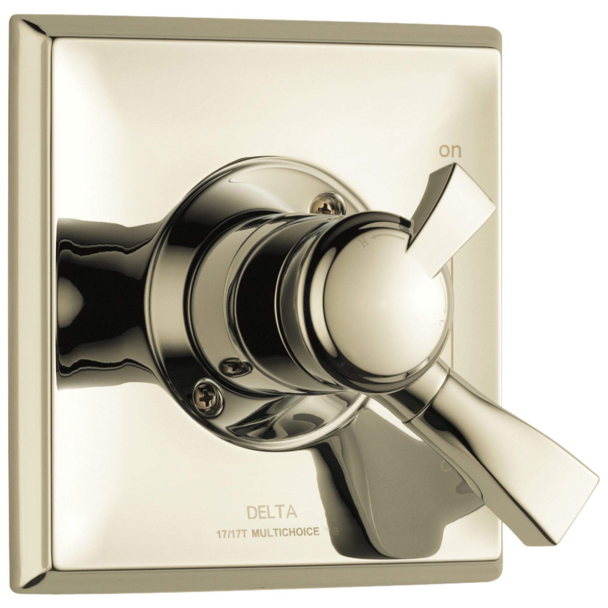 Delta Dryden Collection Polished Nickel Monitor 17 Series Dual Temp and Pressure Shower Faucet Control Valve Only Includes Rough Valve without Stops D2359V