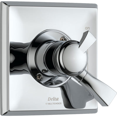 Delta Dryden Temperature & Volume Control Chrome Shower Faucet with Valve D116V