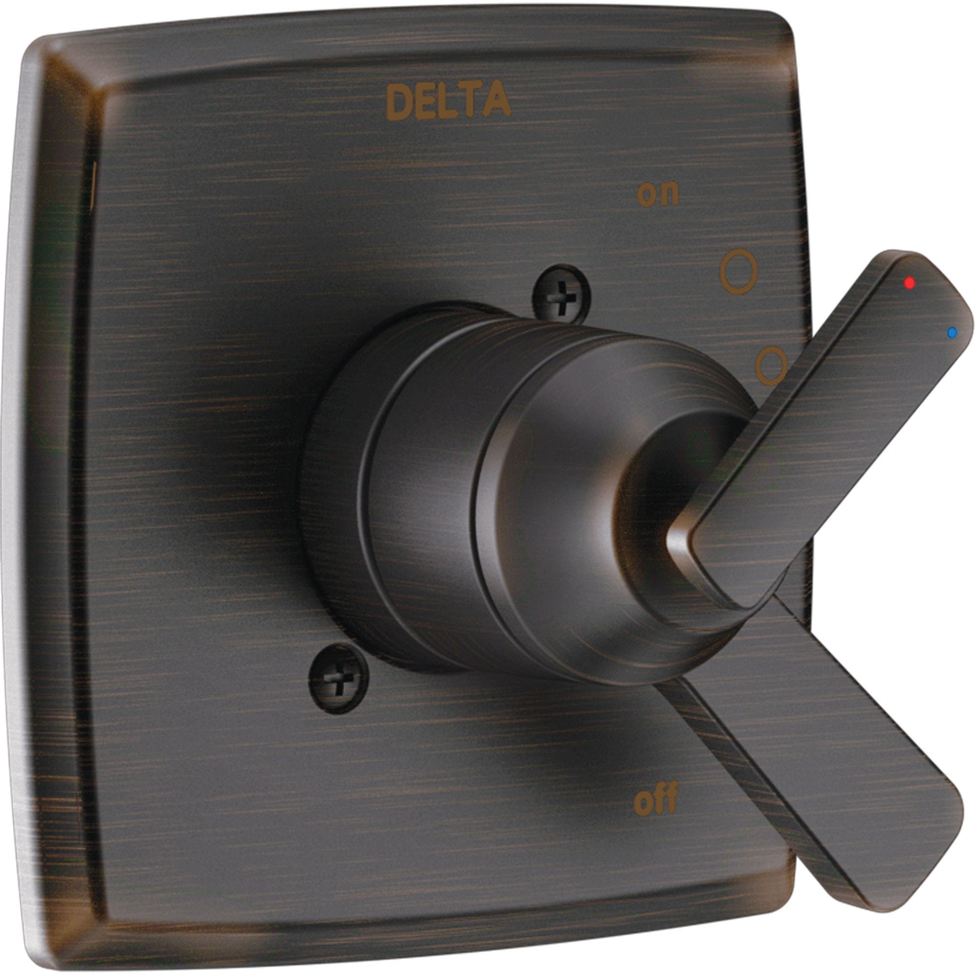Delta Ashlyn Modern Venetian Bronze 17 Series Dual Temperature and Pressure Shower Faucet Control INCLUDES Rough-in Valve with Stops D1155V