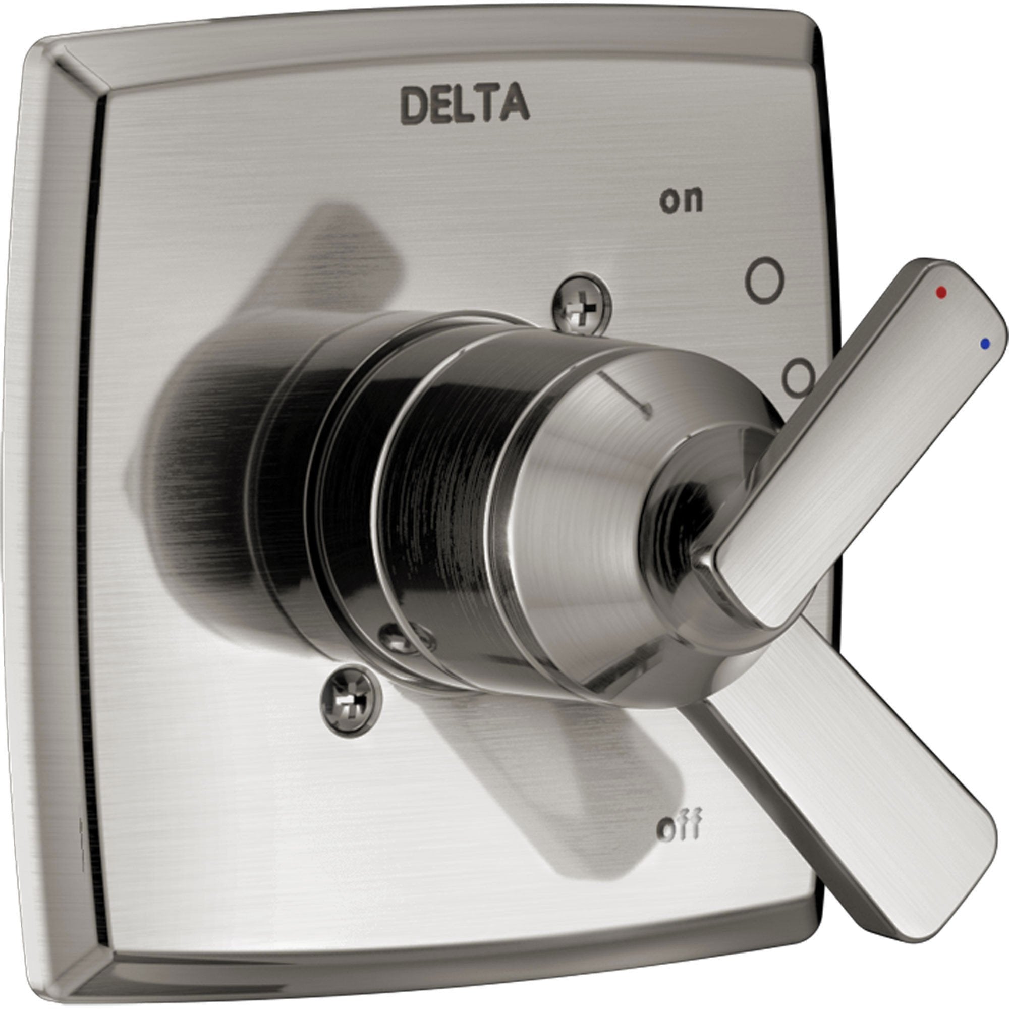 Delta Ashlyn Modern Stainless Steel Finish 17 Series Dual Temperature and Pressure Shower Faucet Control INCLUDES Rough-in Valve D1152V