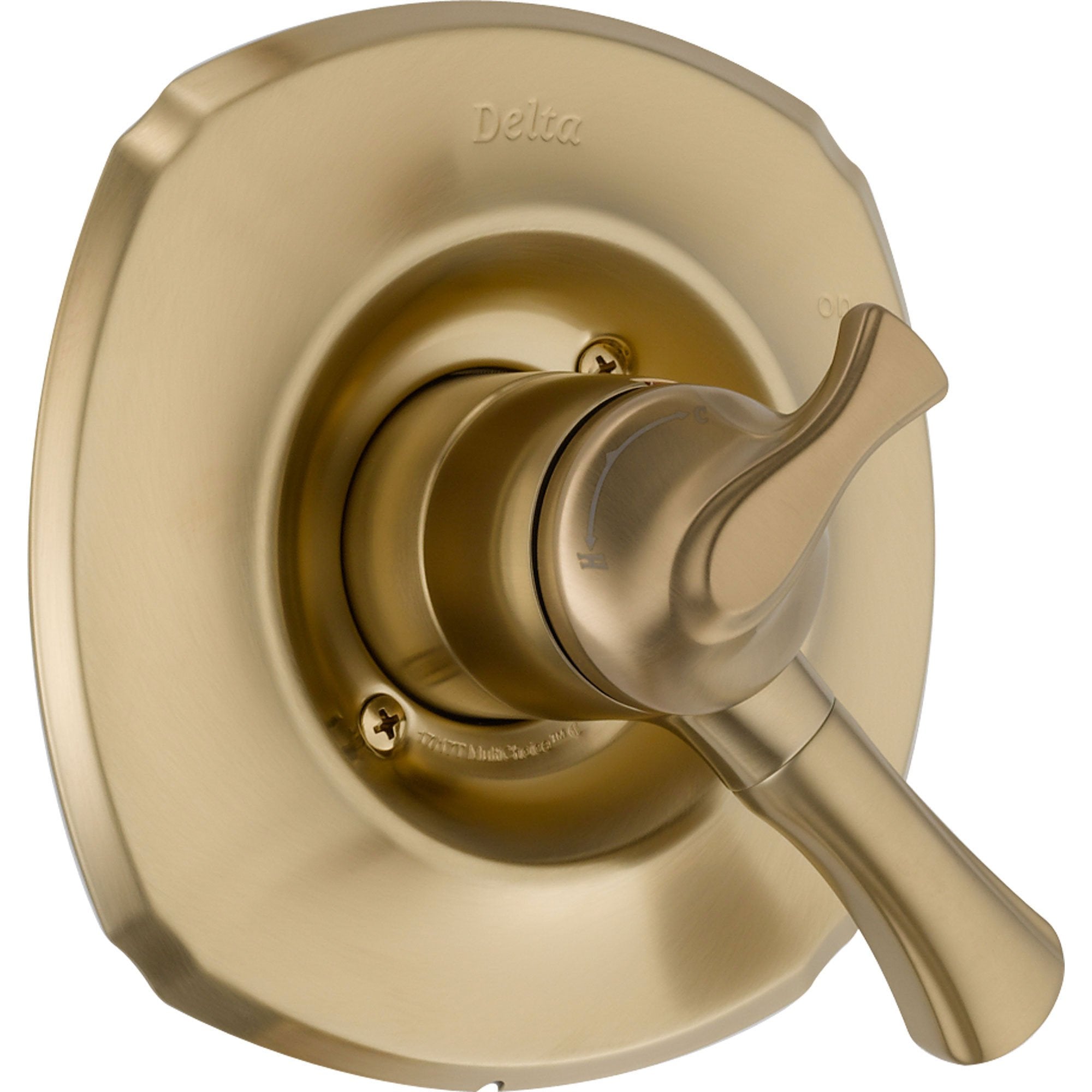 Delta Addison Two Handle Champagne Bronze Shower Valve Control Trim Ki ...