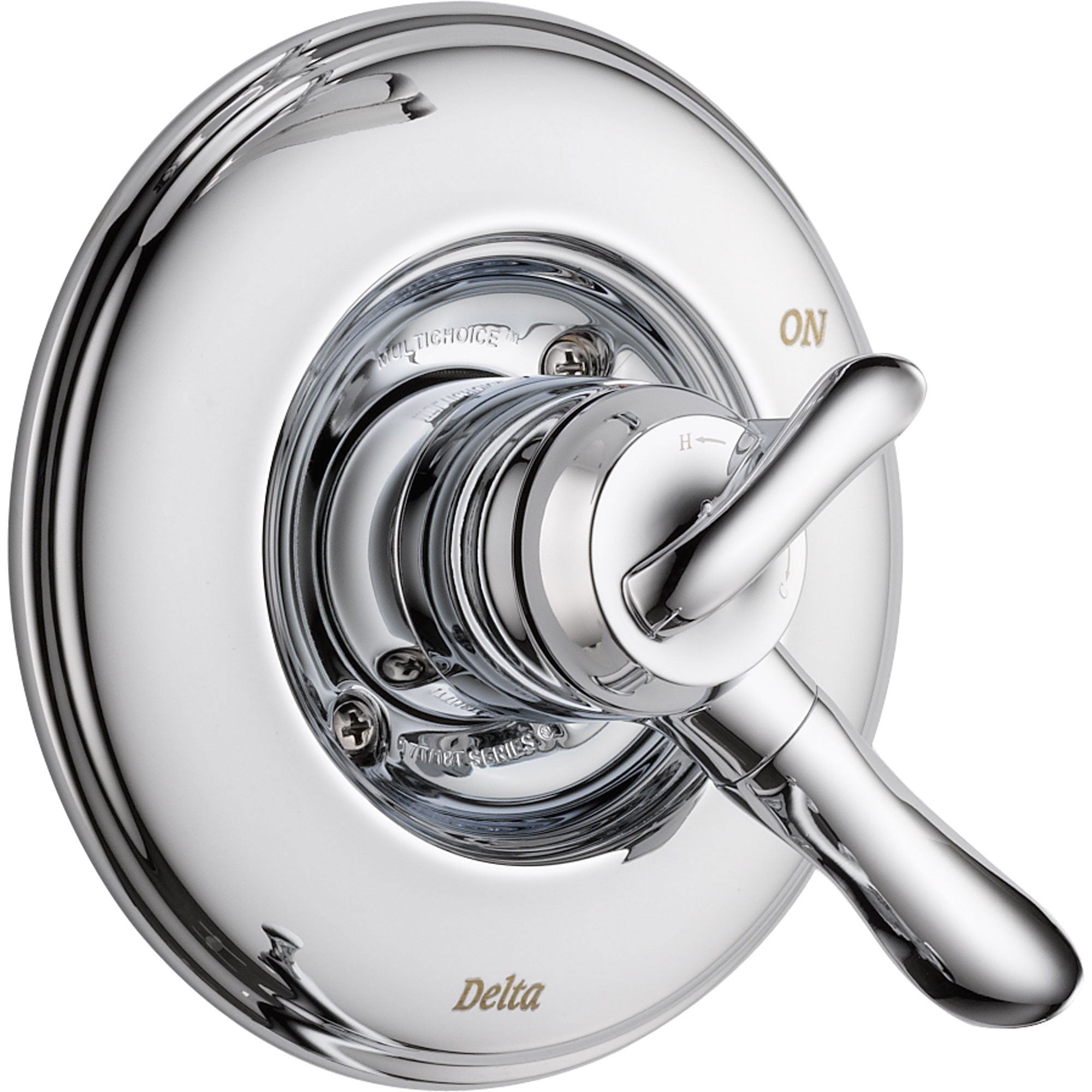 Delta Linden 2-Handle Shower Trim Kit with Temperature Dial in Chrome 555695