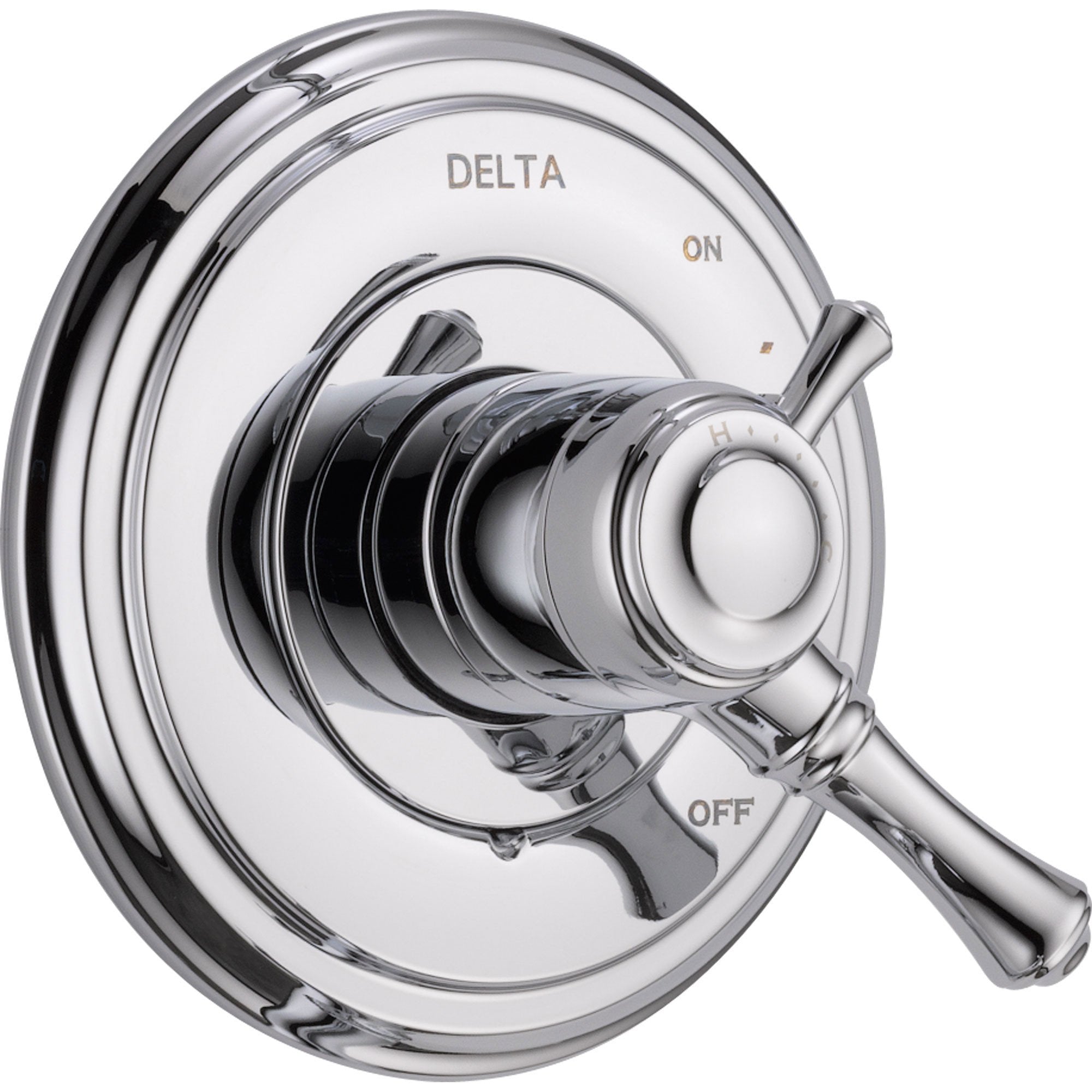 Delta Cassidy 2-Handle Chrome Temp/Volume Shower Valve Control Trim 582228