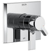 Delta Pivotal Modern Chrome Finish Monitor 17 Series Shower Faucet Control Includes Handles, Cartridge, and Valve without Stops D3397V