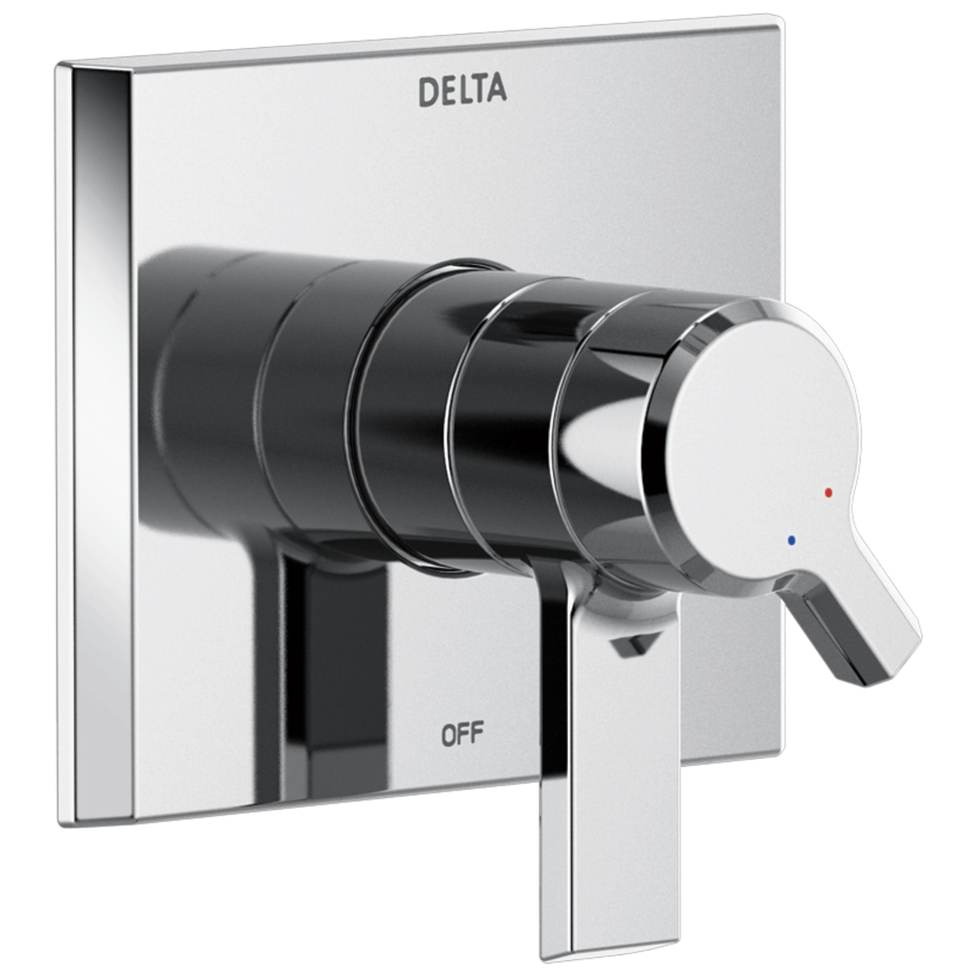Delta Pivotal Chrome Finish Monitor 17 Series Shower Faucet Control Only Trim Kit (Requires Valve) DT17099