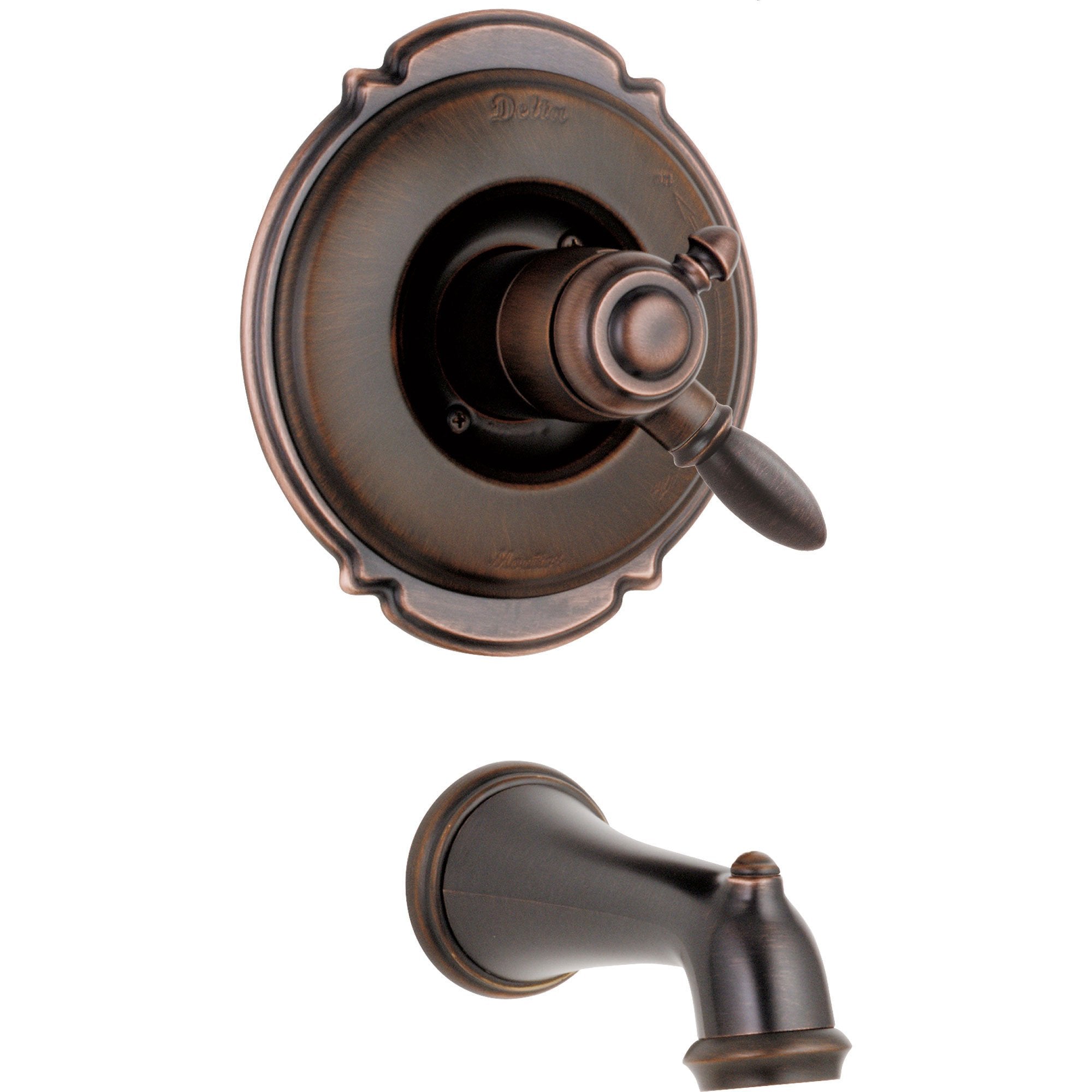 Delta Victorian Venetian Bronze Temp/Volume Control Tub Filler with Valve D220V