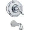 Delta Victorian Chrome 2-Handle Temp/Volume Control Tub Filler with Valve D222V