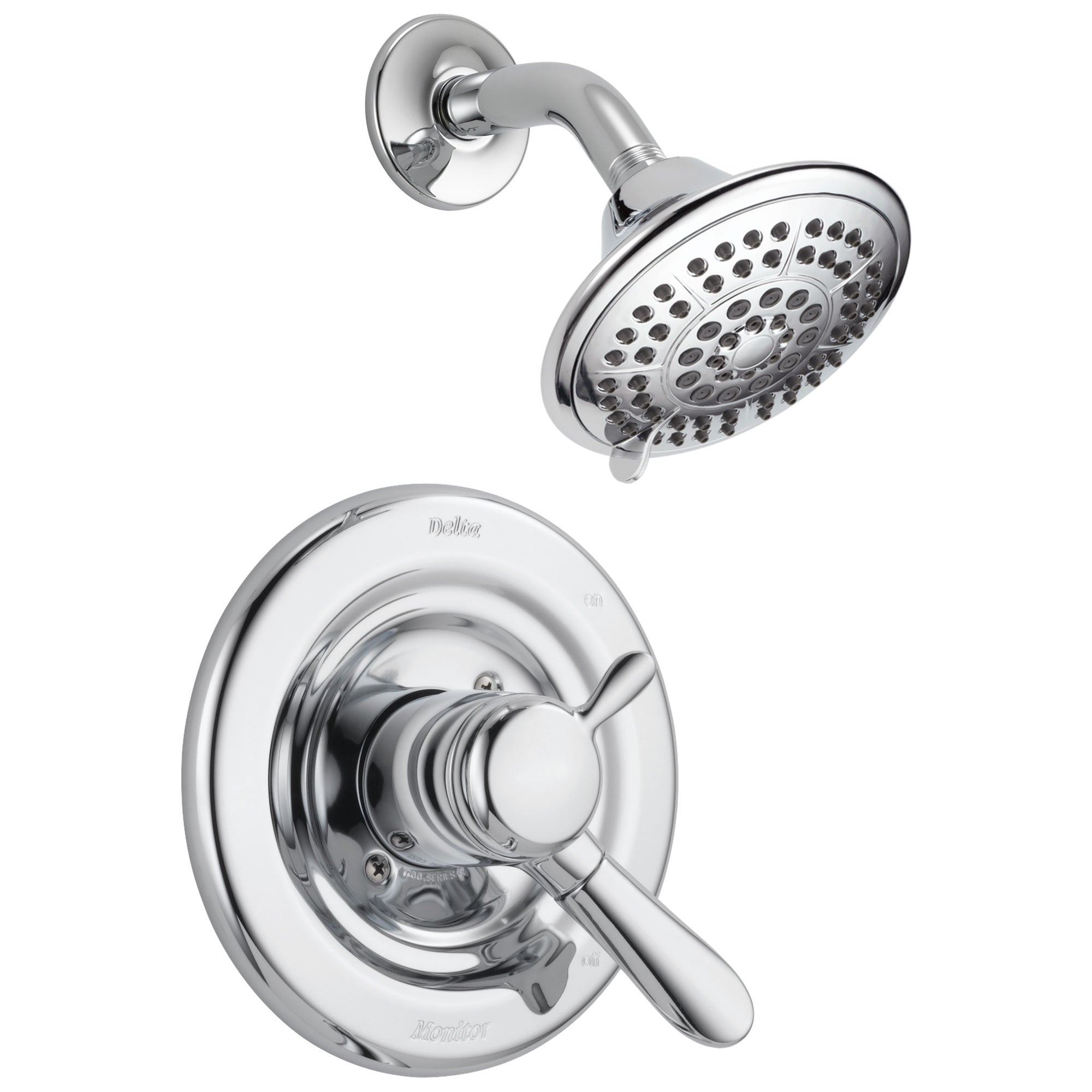 Delta Lahara Chrome Shower Only Faucet w/Dual Function Cartridge and Valve D738V