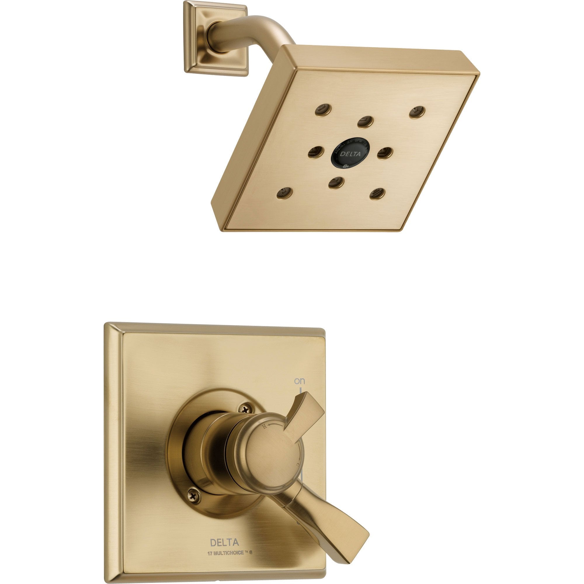 Delta Dryden Champagne Bronze Temp/Volume Control Shower Faucet with Valve D745V