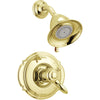 Delta Victorian Dual Control Temp/Volume Polished Brass Shower with Valve D698V