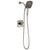 Delta Ashlyn Stainless Steel Finish Monitor 17 Series Shower Only Faucet with In2ition Two-in-One Hand Shower Spray INCLUDES Rough-in Valve with Stops D1133V