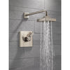 Delta Arzo Modern Temp/Volume Stainless Steel Finish Shower Faucet w/Valve D715V