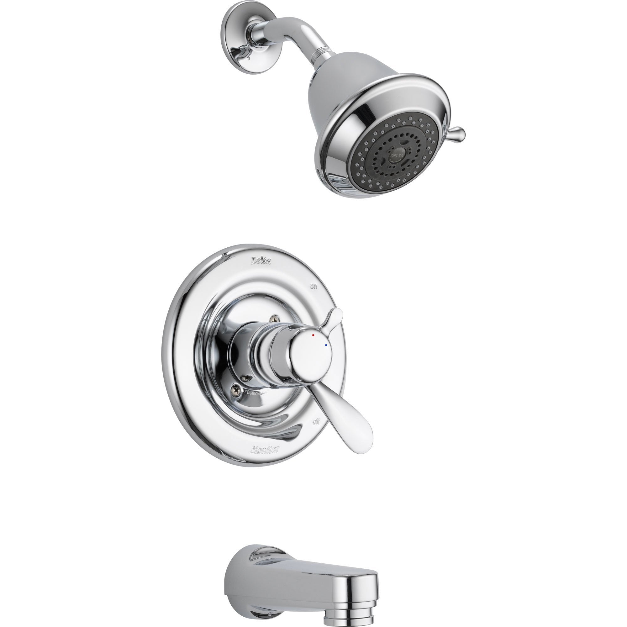 Delta Innovations Temp/Volume Control Chrome Tub and Shower Faucet w/Valve D361V