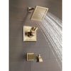 Delta Dryden Temp/Volume Champagne Bronze Tub & Shower Faucet with Valve D371V