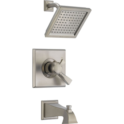 Delta Dryden Temp/Volume Tub & Shower Faucet with Valve in Stainless Steel D376V