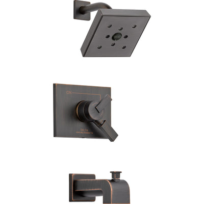 Delta Vero Venetian Bronze Two Control Tub and Shower Faucet with Valve D383V