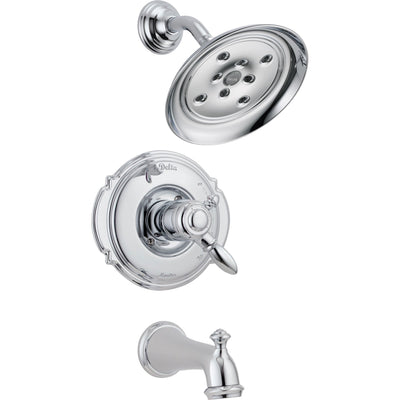 Delta Victorian Chrome Pressure Balanced Tub and Shower Faucet with Valve D456V