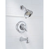 Delta Victorian Chrome Pressure Balanced Tub and Shower Faucet with Valve D386V