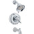 Delta Victorian Chrome Pressure Balanced Tub and Shower Faucet with Valve D453V