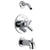 Delta Trinsic Collection Chrome Monitor 17 Dual Temp and Volume Control Tub & Shower Combo Trim - Less Shower Head Includes Rough Valve with Stops D2302V