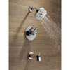 Delta Trinsic Chrome Dual Control Modern Tub and Shower Faucet Trim Kit 601718