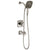 Delta Ashlyn Stainless Steel Finish Monitor 17 Series Tub and Shower Combo Faucet with In2ition Two-in-One Hand Shower Spray INCLUDES Rough-in Valve with Stops D1115V