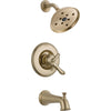 Delta Linden Dual Control Champagne Bronze Tub and Shower Faucet Trim Kit 555911