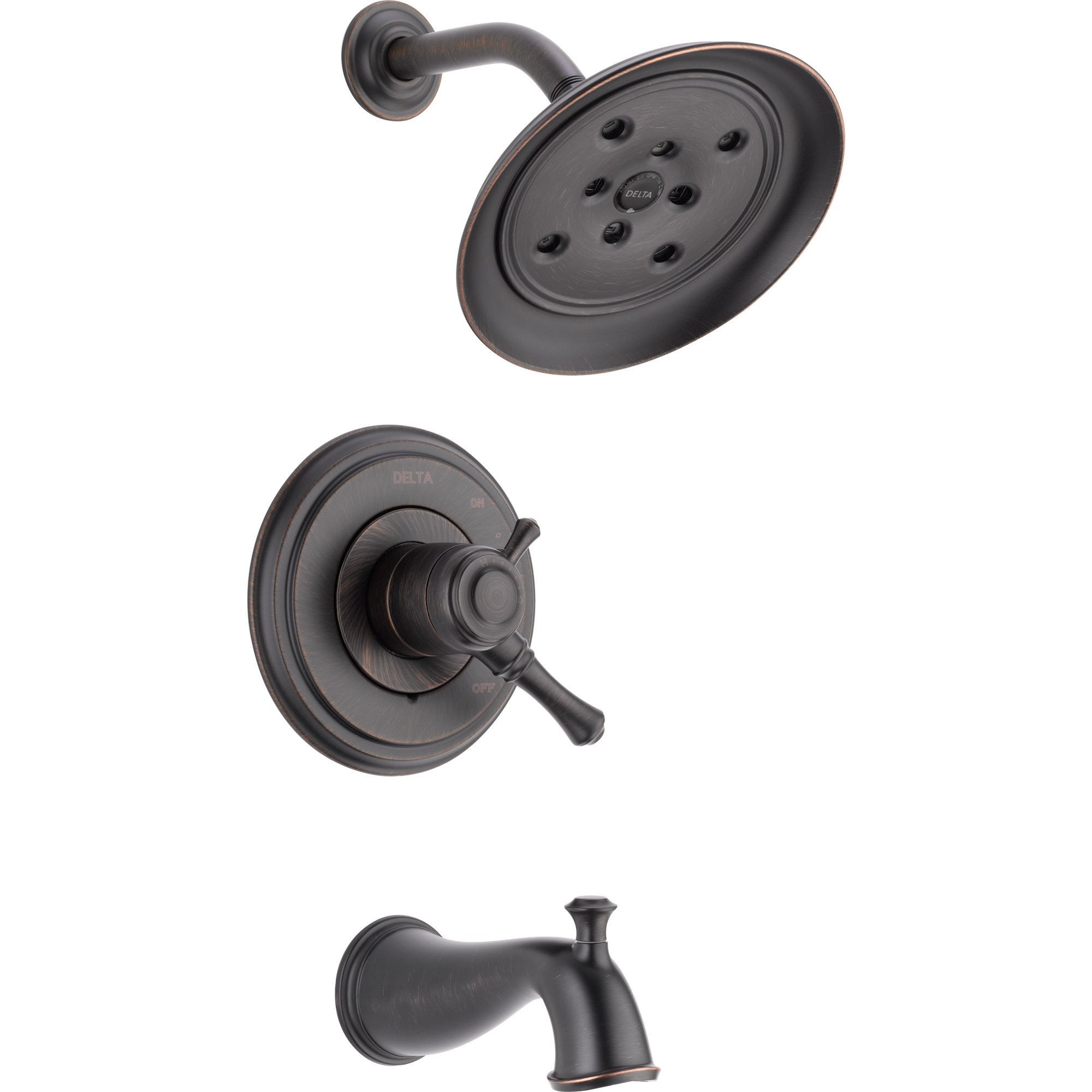 Delta Cassidy Venetian /Volume Tub and Shower Combo with Valve D482V