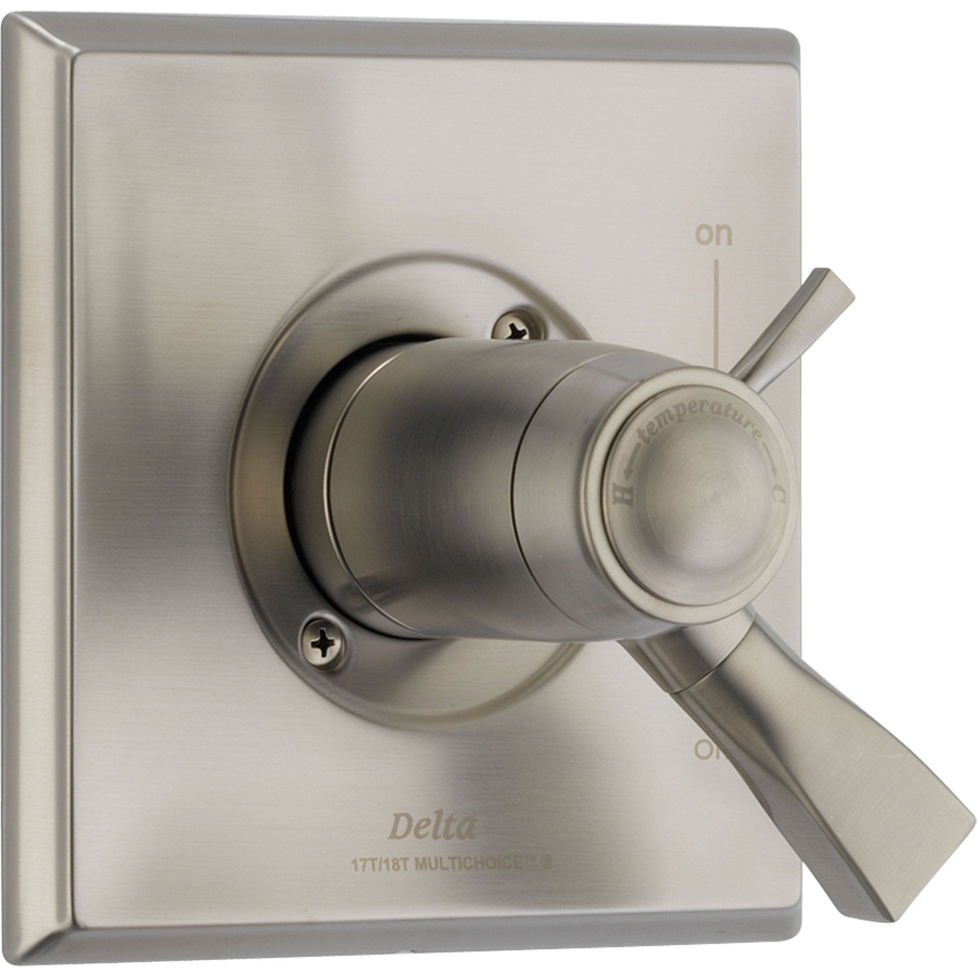 Delta Dryden Stainless Steel Thermostatic Shower Dual Control with Valve D988V