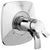 Delta Tesla Collection Chrome Modern TempAssure 17T Dual Thermostatic and Pressure Shower Faucet Control Handle Includes Rough-in Valve without Stops D1952V
