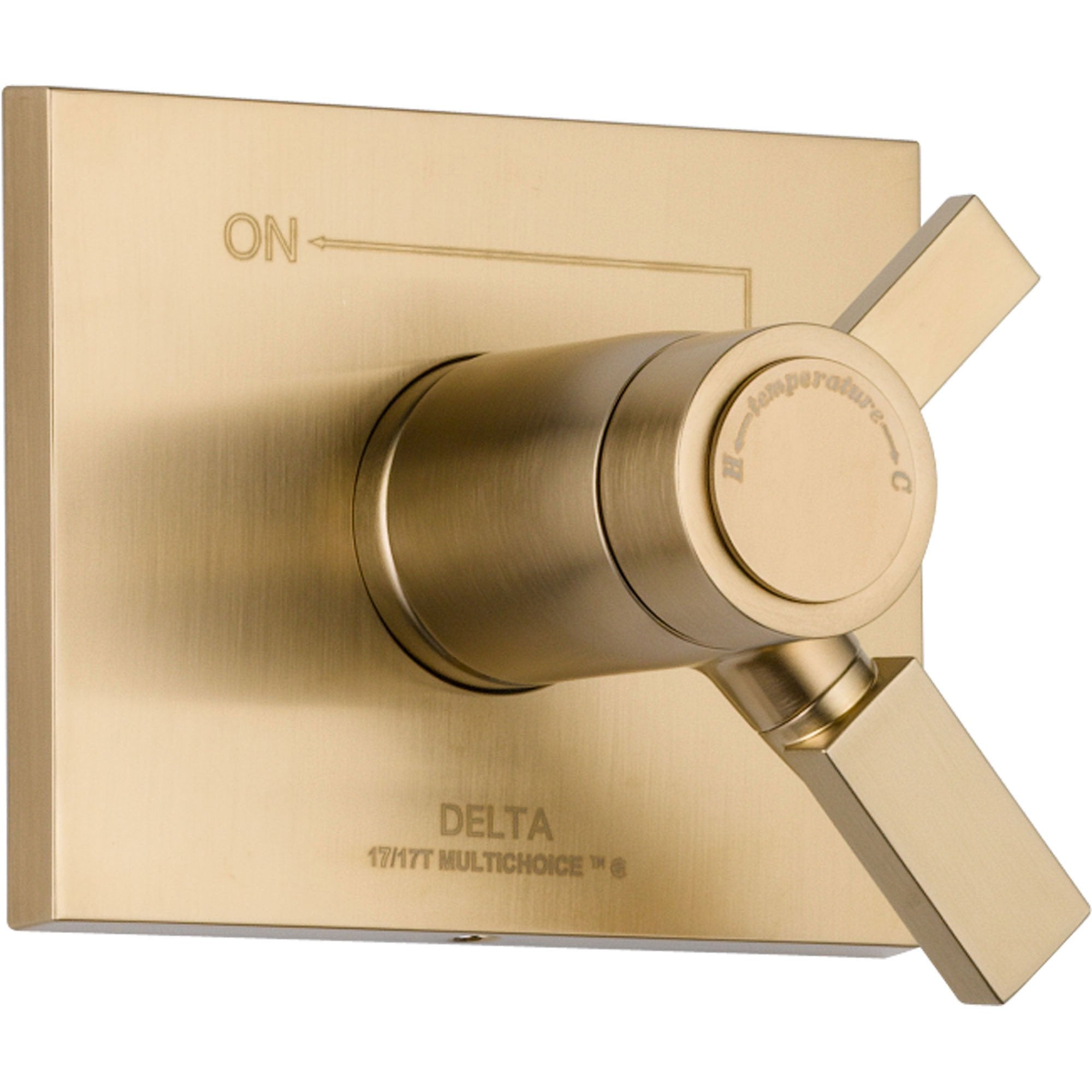 Delta Vero Champagne Bronze Thermostatic Shower Dual Control with Valve D1020V