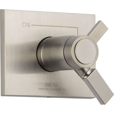 Delta Vero Stainless Steel Thermostatic Shower Dual Control with Valve D1022V
