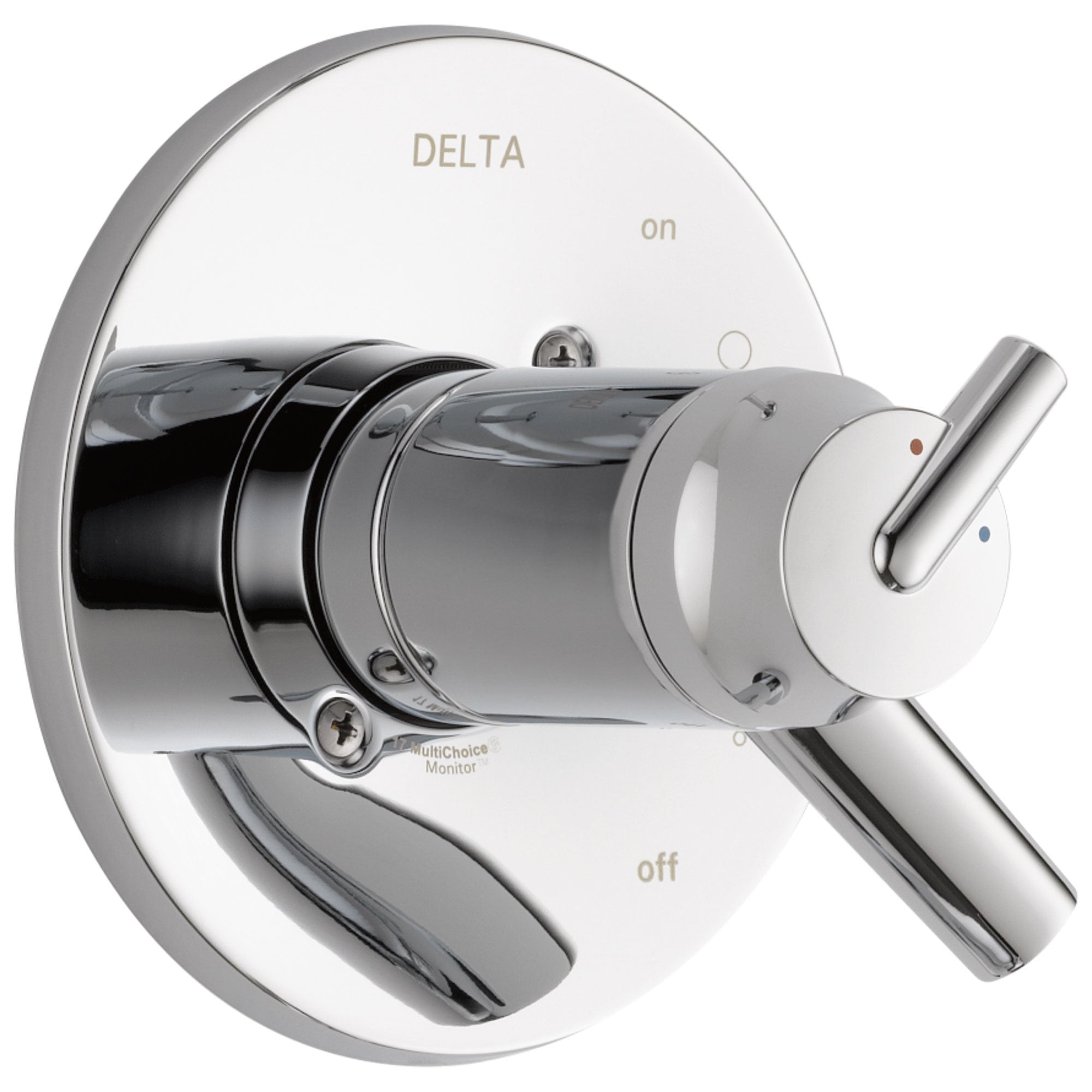 Delta Trinsic Collection Chrome TempAssure 17T Thermostatic Dual Temperature and Pressure Control Handle Valve Only Includes Rough Valve without Stops D2277V