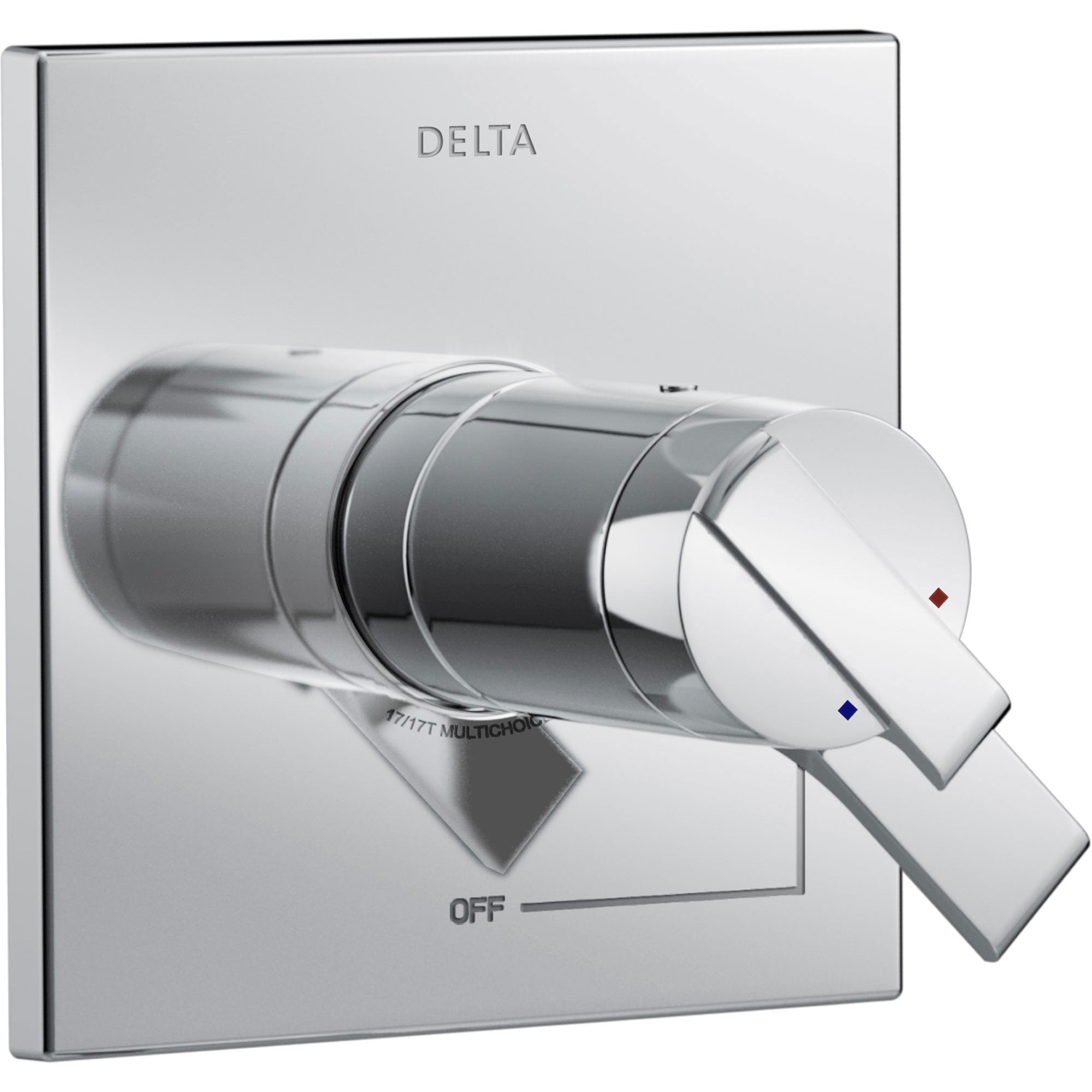 Delta Ara Modern Chrome Finish TempAssure 17T Dual Temperature and Pressure Shower Faucet Control INCLUDES Rough-in Valve D1110V