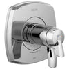 Delta Stryke Chrome Finish 17 Thermostatic Shower Faucet Control Only Trim Kit (Requires Valve) DT17T076
